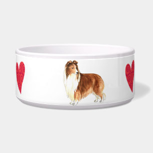 I Liebe mein Sheltie Napf