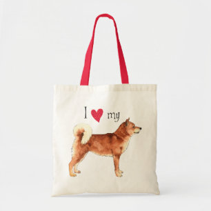 I Liebe mein Shiba Inu Tragetasche