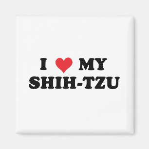 I Liebe mein Shih Tzu Magnet