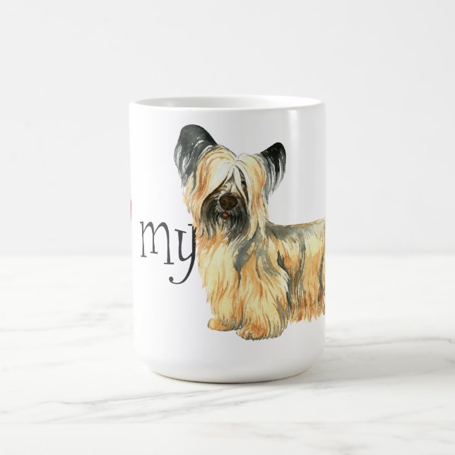 I Liebe mein Skye Terrier Kaffeetasse (Mittel)