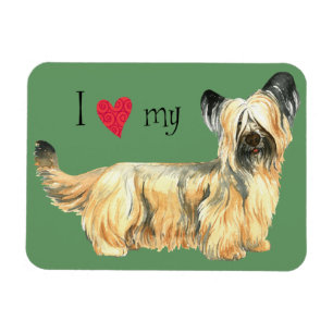 I Liebe mein Skye Terrier Magnet