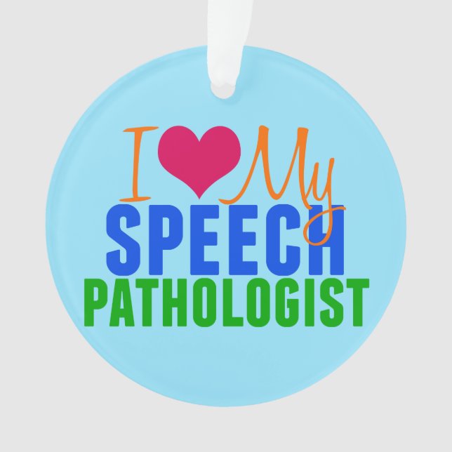 I Liebe mein SLP Ornament (Vorderseite)