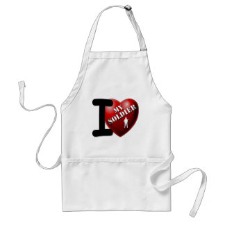 I Liebe mein Soldat Schürze