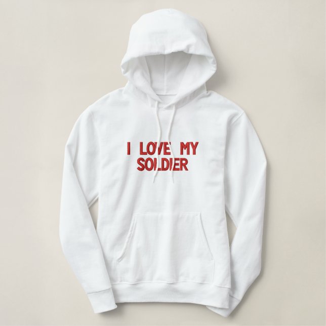 I LIEBE MEIN SOLDAT Sweatshirt (Design vorne)