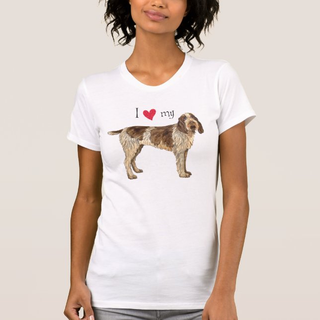 I Liebe mein Spinone Italiano T-Shirt (Vorderseite)
