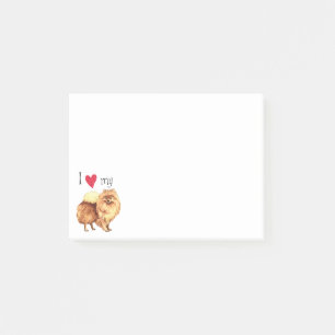 I Liebe mein Spitz Post-it Klebezettel