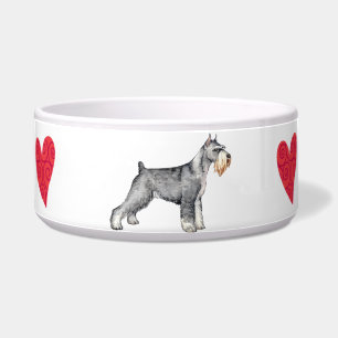 I Liebe mein StandardSchnauzer Napf