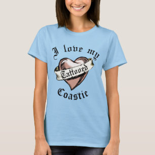I LIEBE MEIN TÄTOWIERTES COASTIE T-Shirt
