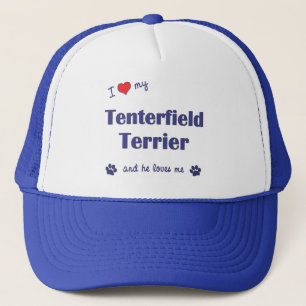 I Liebe mein Tenterfield Terrier (männlicher Hund Truckerkappe