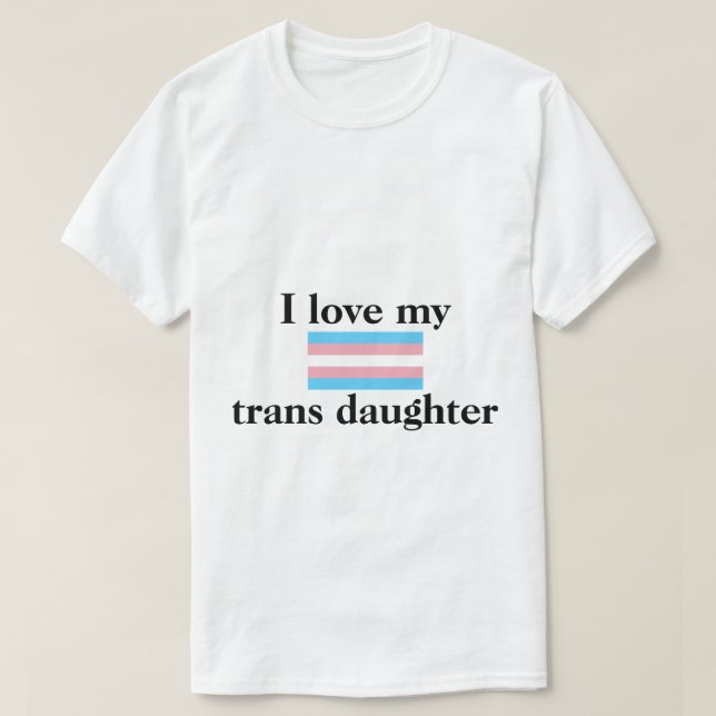I Liebe mein Transport-Tochter-Shirt T-Shirt (Design vorne)
