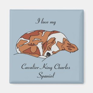 I Liebe mein unbekümmerter Königcharles Magnet