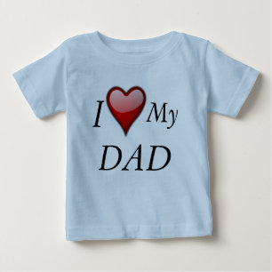 I Liebe Mein Vater 2 Baby T-shirt