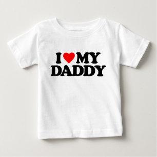 I LIEBE MEIN VATI BABY T-SHIRT
