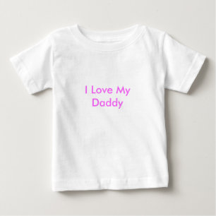 I Liebe mein Vati Baby T-shirt
