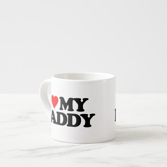 I LIEBE MEIN VATI ESPRESSOTASSE (Vorderseite Links)