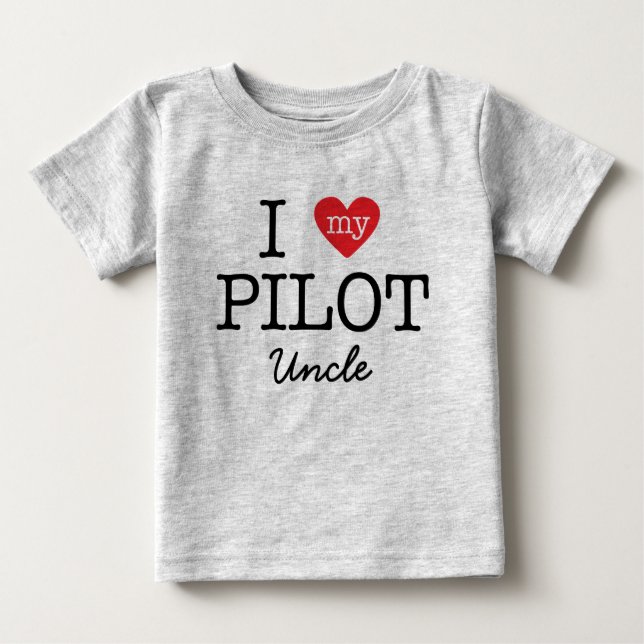 I Liebe mein Versuchsonkel Baby T-shirt (Vorderseite)