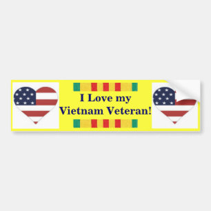 I Liebe mein Vietnam-Veteranen-Autoaufkleber Autoaufkleber