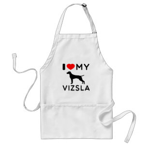 I Liebe mein Vizsla. Schürze