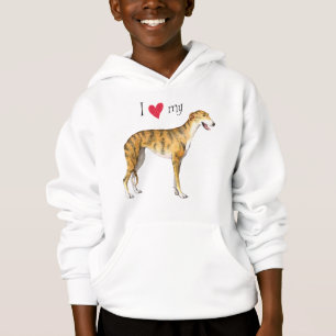 I Liebe mein Windhund Hoodie