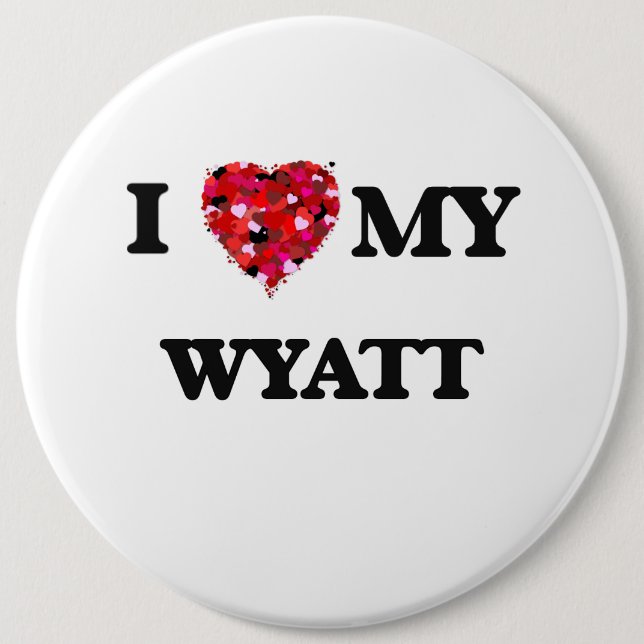 I Liebe MEIN Wyatt Button (Vorderseite)