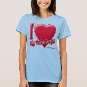 I Liebe meine Affen T-Shirt