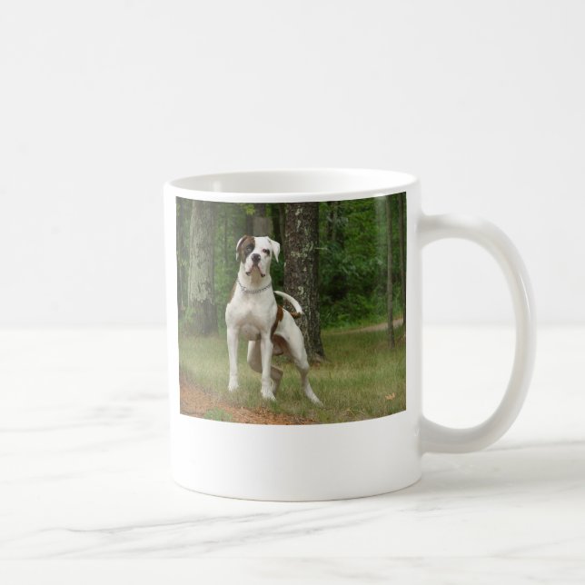 I LIEBE MEINE AMERIKANISCHE BULLDOGGE KAFFEETASSE (Rechts)