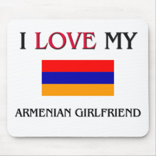 I Liebe meine armenische Freundin Mousepad