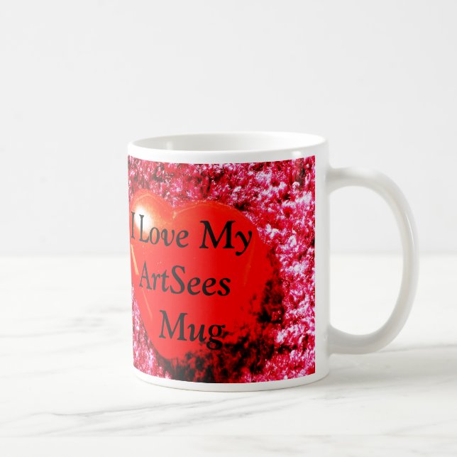 I Liebe meine ArtSees Tasse (Rechts)