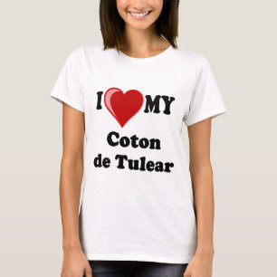 I Liebe meine Baumwolle De Tulear Dog T-Shirt