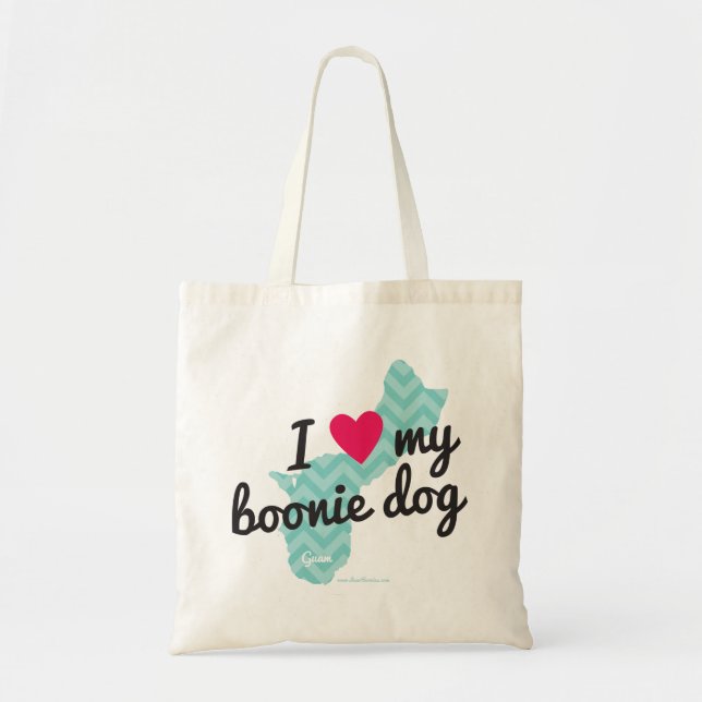 I Liebe meine Boonie HundeTaschen-Tasche Tragetasche (Vorne)