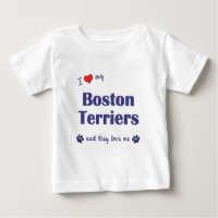 I Liebe meine Boston-Terrier (mehrfache Hunde)