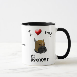 I Liebe meine Boxer-Tasse Tasse