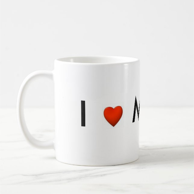 I Liebe meine Chef-Tasse Kaffeetasse (Links)