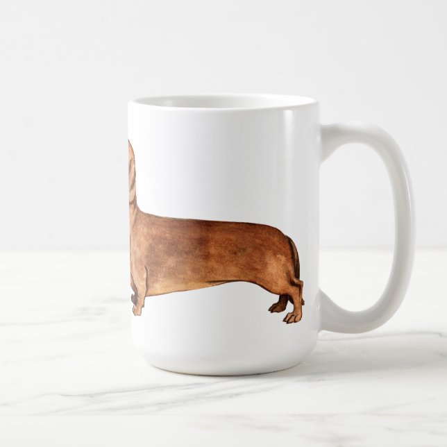 I Liebe meine Dackel Kaffeetasse (Rechts)