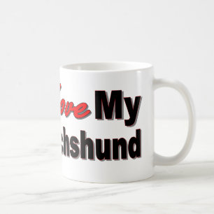 I Liebe meine Dackel-Tasse Kaffeetasse