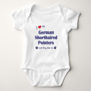 I Liebe meine deutschen kurzhaarigen Zeiger (multi Baby Strampler