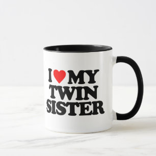 I LIEBE MEINE DOPPELschwester Tasse