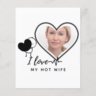 I Liebe Meine EHEFRAU - Bester Freund Personalisie Flyer