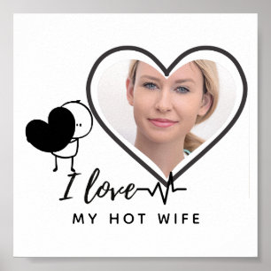 I Liebe Meine EHEFRAU - Bester Freund Personalisie Poster
