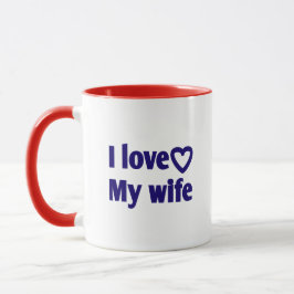I Liebe Meine Ehefrau - Romantisches Geschenk für  Tasse