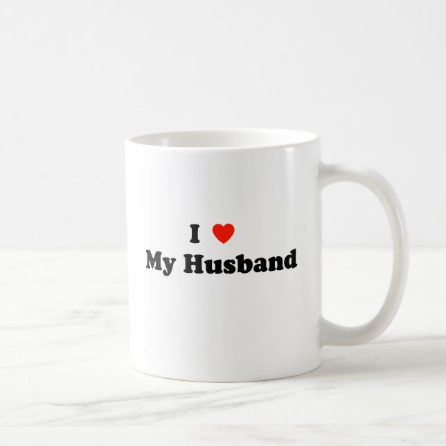I Liebe meine Ehemann-Tasse Kaffeetasse (Rechts)