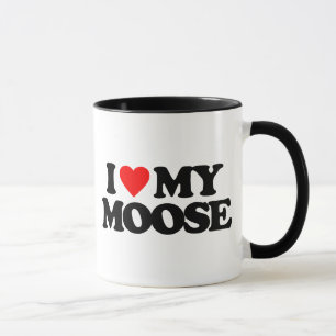 I LIEBE MEINE ELCHE TASSE