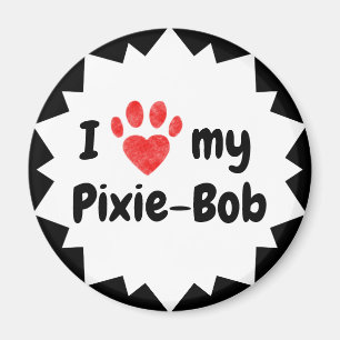 I Liebe meine Elf-Bob Katze Magnet