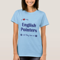 I Liebe meine englischen Zeiger (mehrfache Hunde)