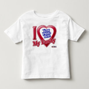 I Liebe meine Familie - Foto Kleinkind T-shirt