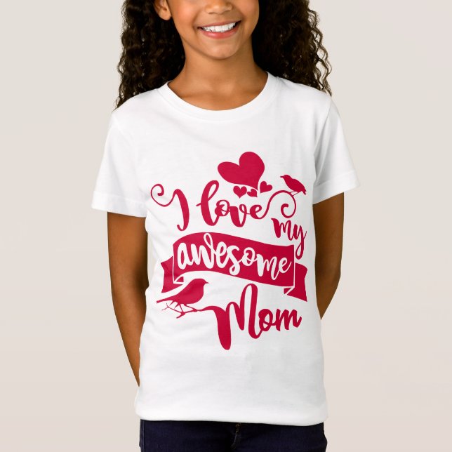 I Liebe meine fantastische Typografie der T-Shirt (Vorderseite)