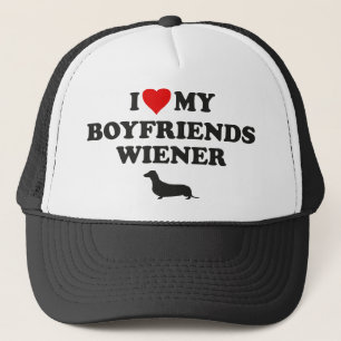 I Liebe meine Freund-Dackel Truckerkappe