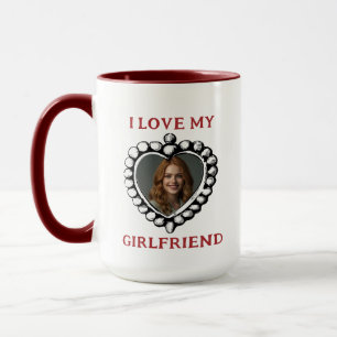 I Liebe meine Freundin Foto Tasse