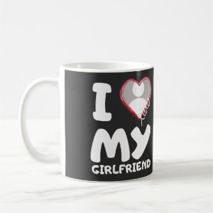 I Liebe meine Freundin Kaffeetasse