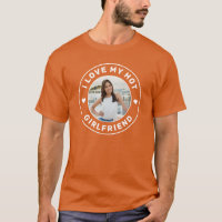 I Liebe Meine Freundin Personalisiert Foto Orange